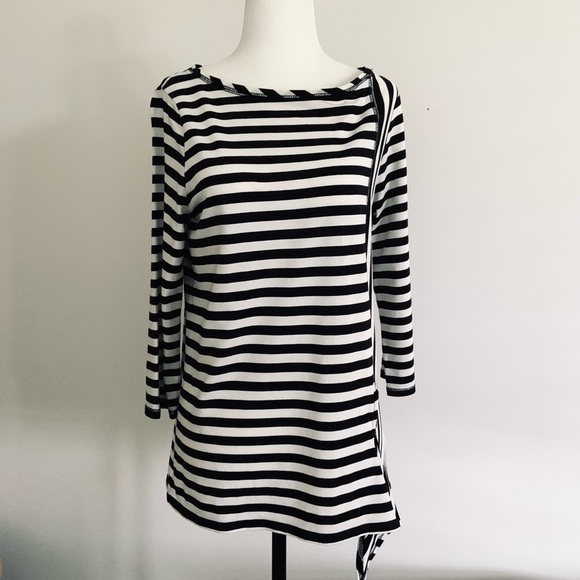 Jones New York striped boatneck top - Picture 2 of 10